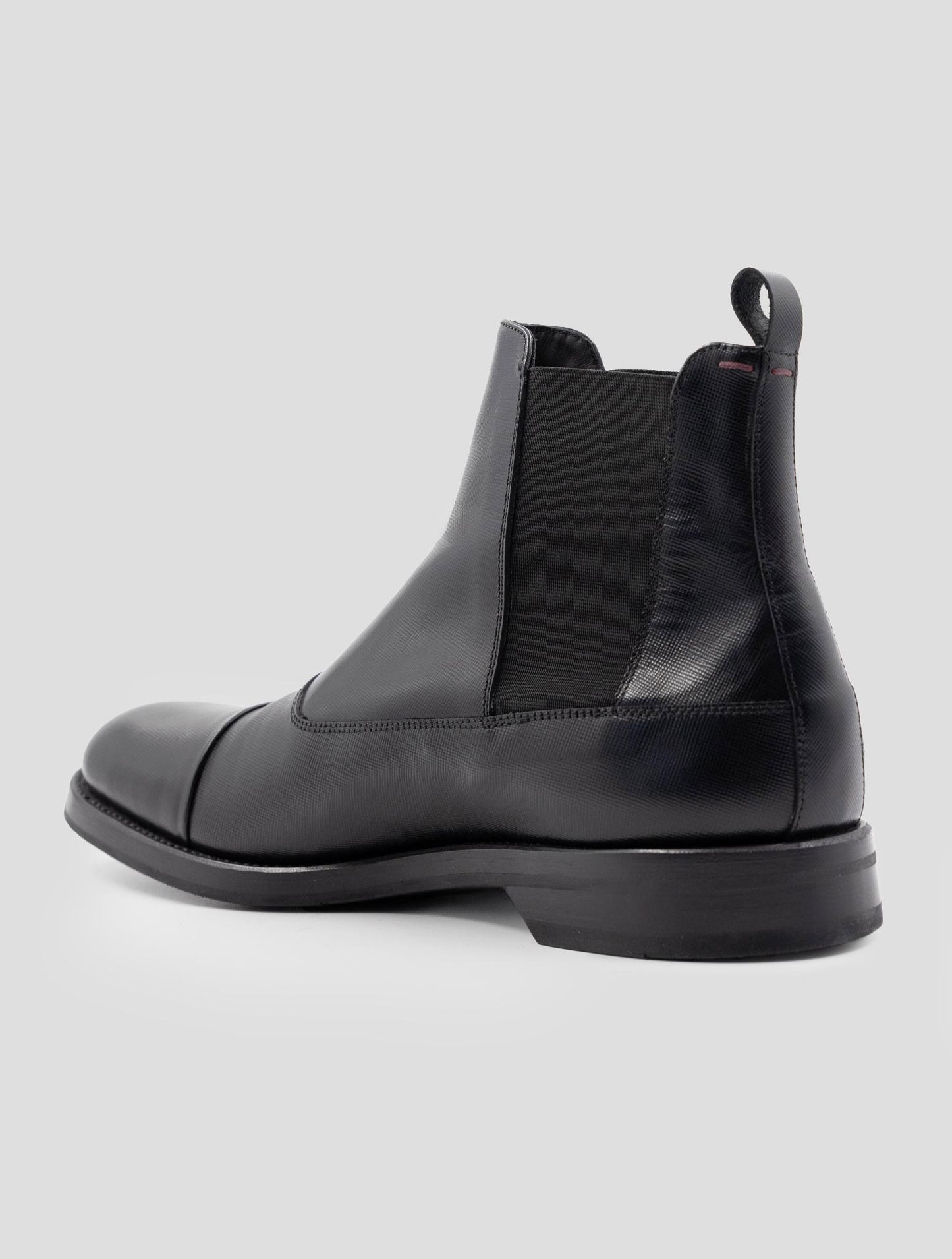 Kiton Black Leather Boots