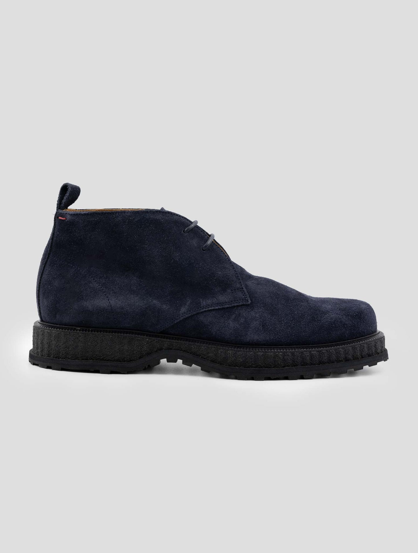 Kiton Blue Leather Suede Boots