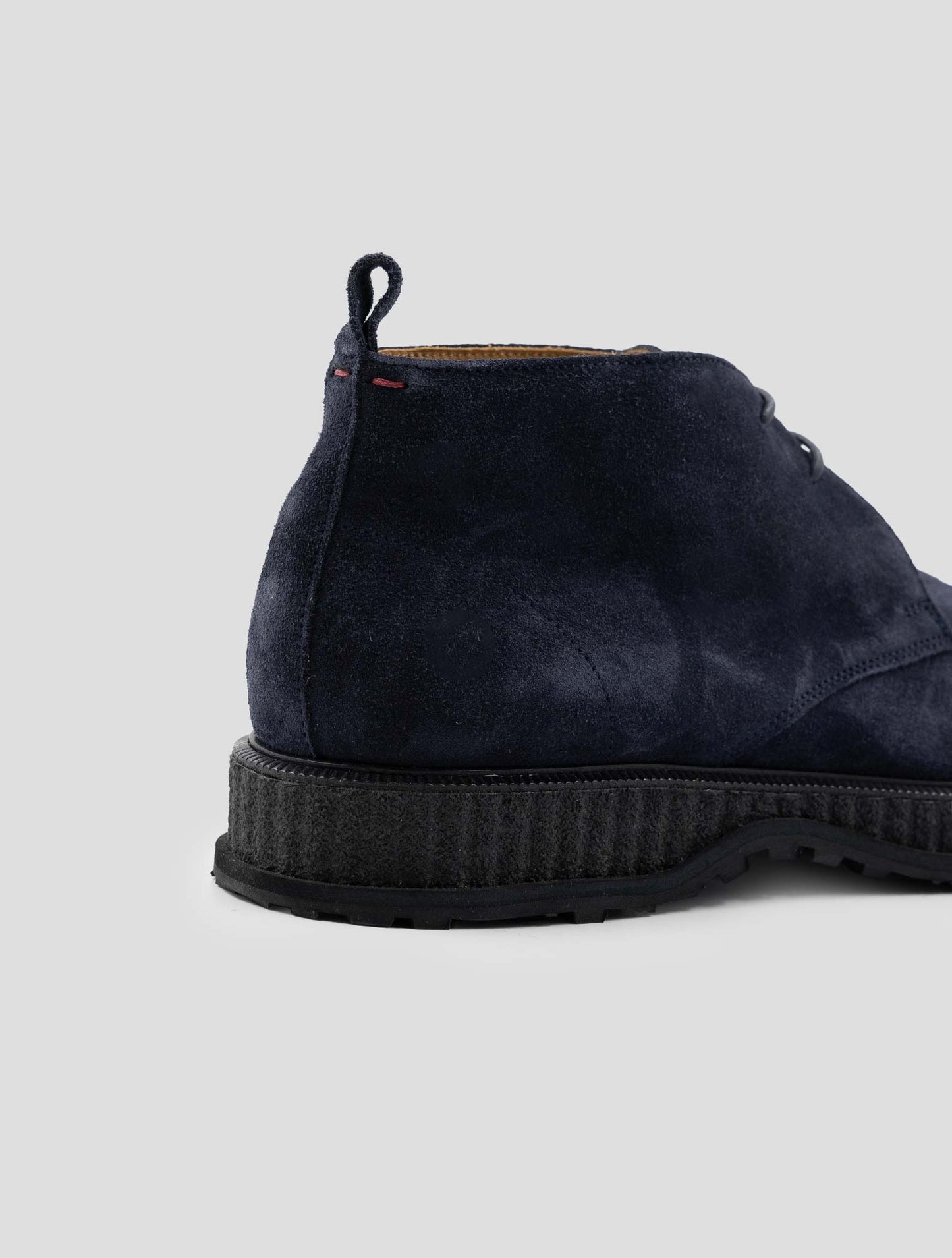 Kiton Blue Leather Suede Boots