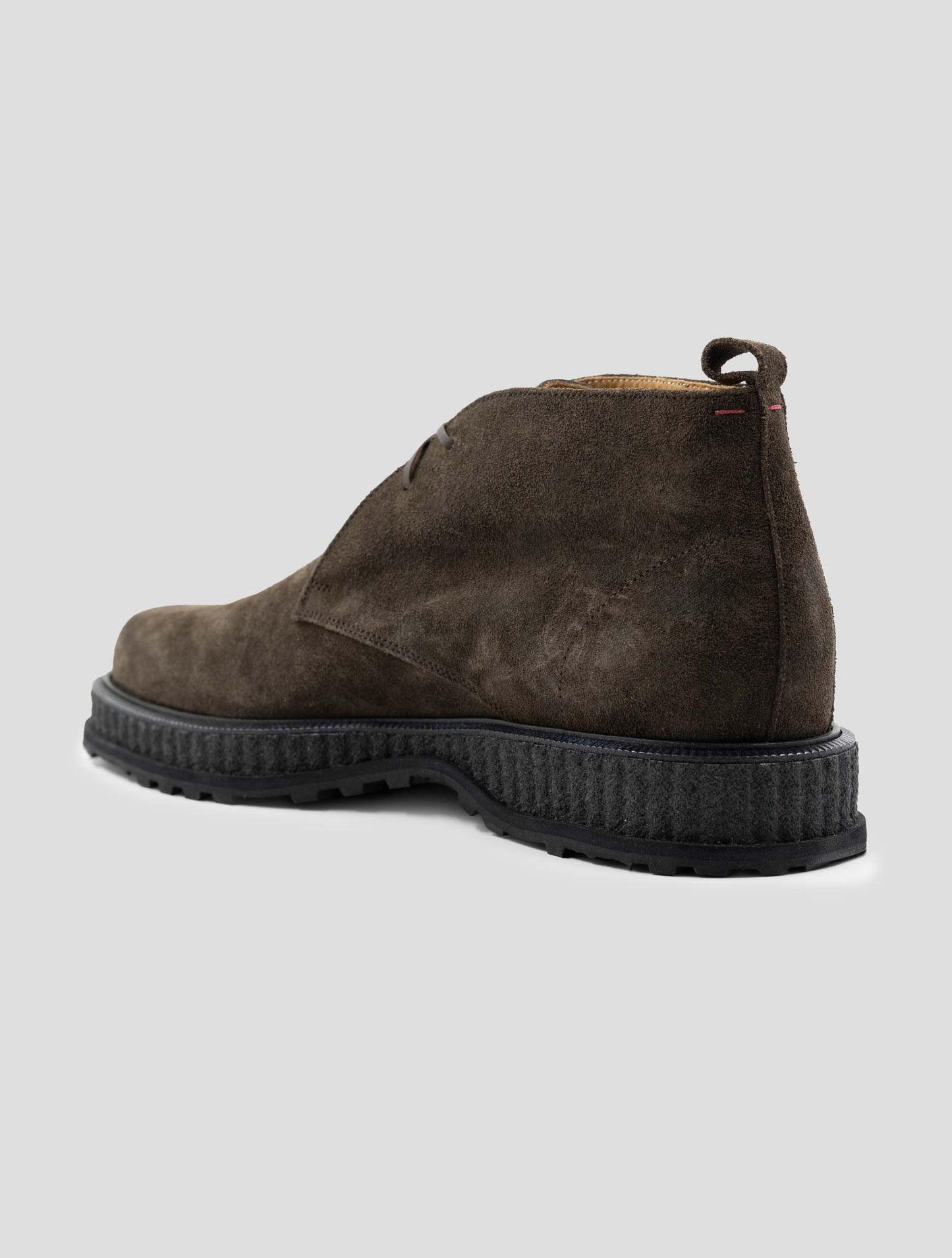 Kiton Brown Leather Suede Boots