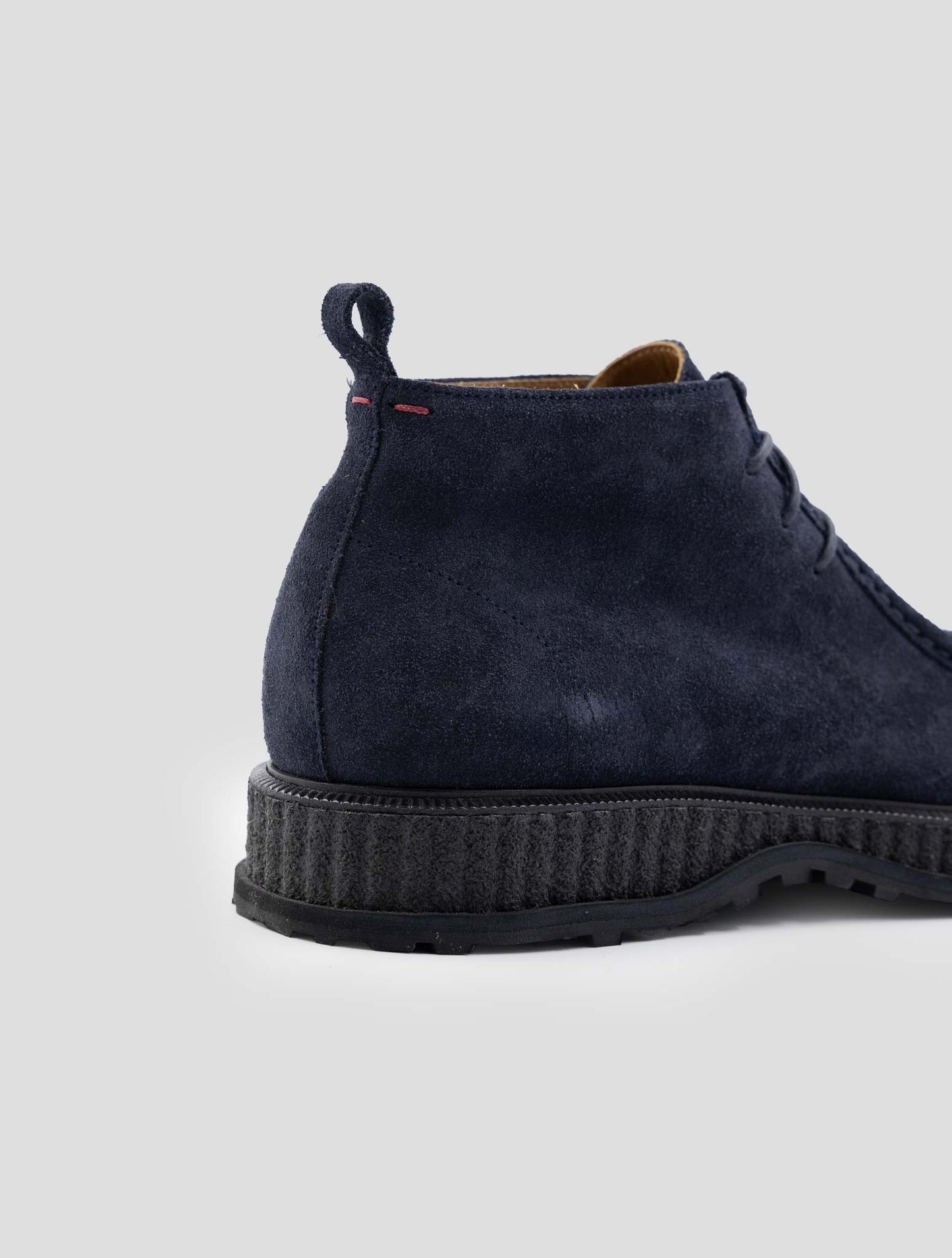 Kiton Blue Leather Suede Boots