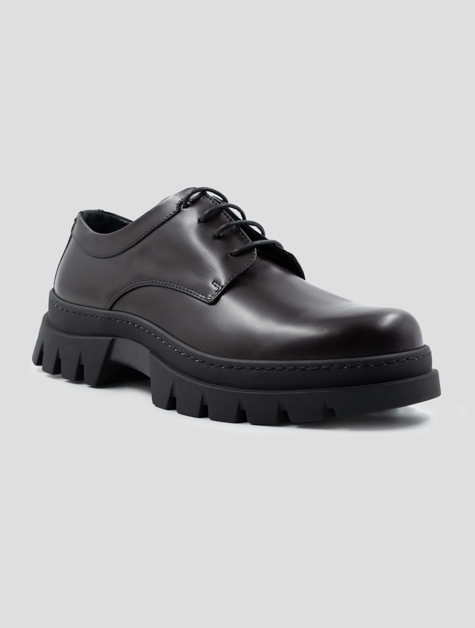Kiton Burgundy Leather Dress Shoes