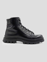Kiton Black Leather Boots