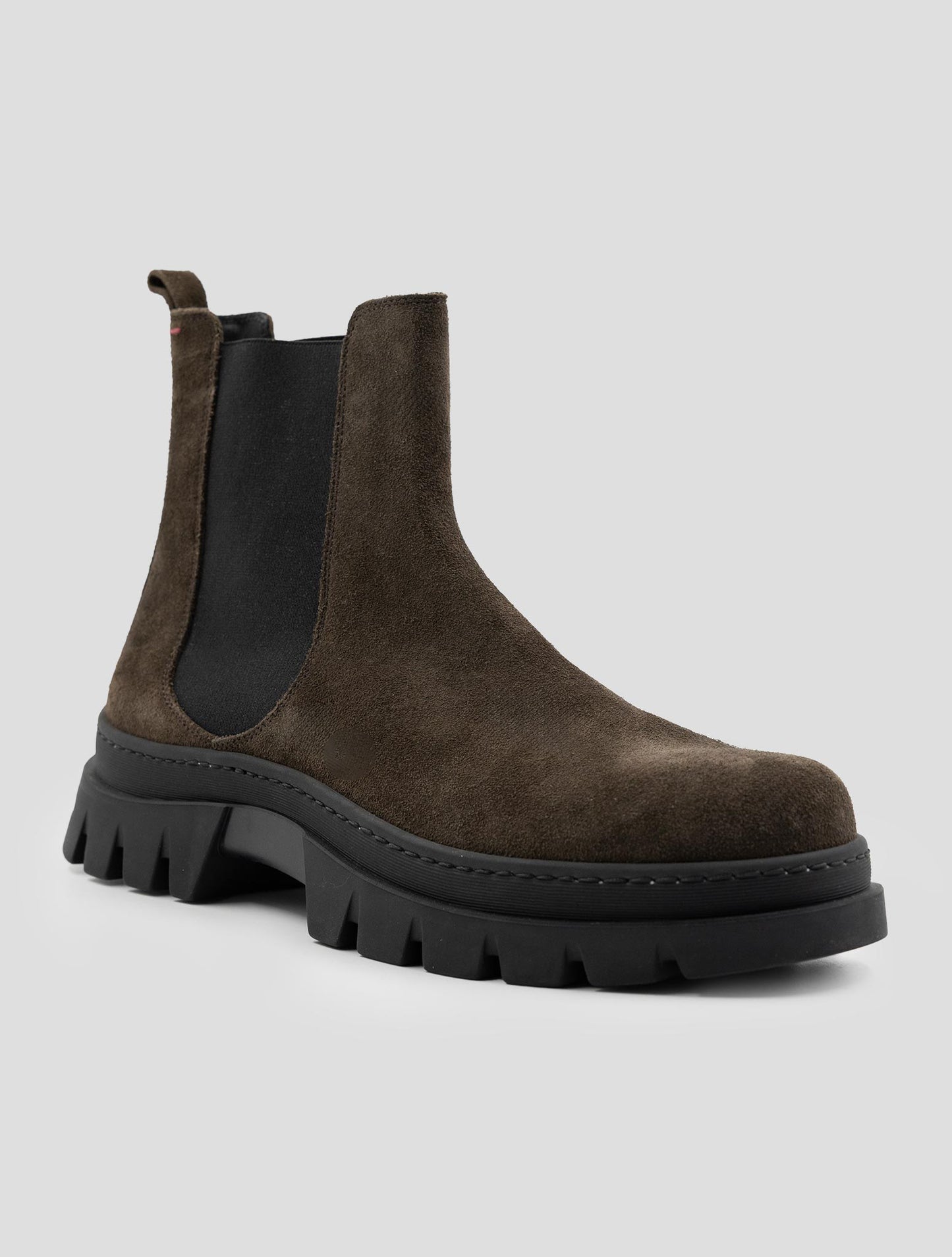 Kiton Brown Leather Suede Boots
