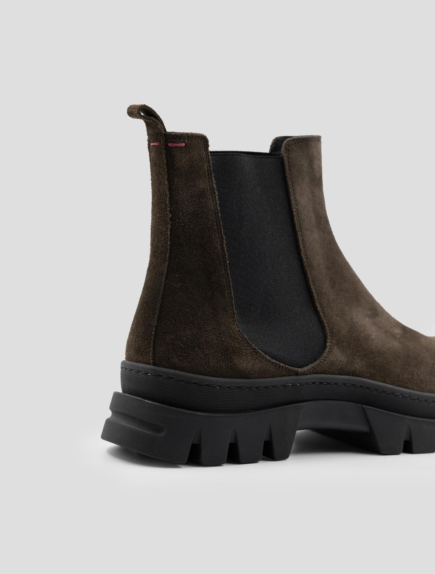 Kiton Brown Leather Suede Boots
