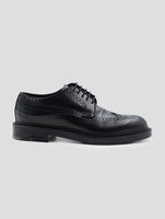 Kiton Black Leather Dress Shoes