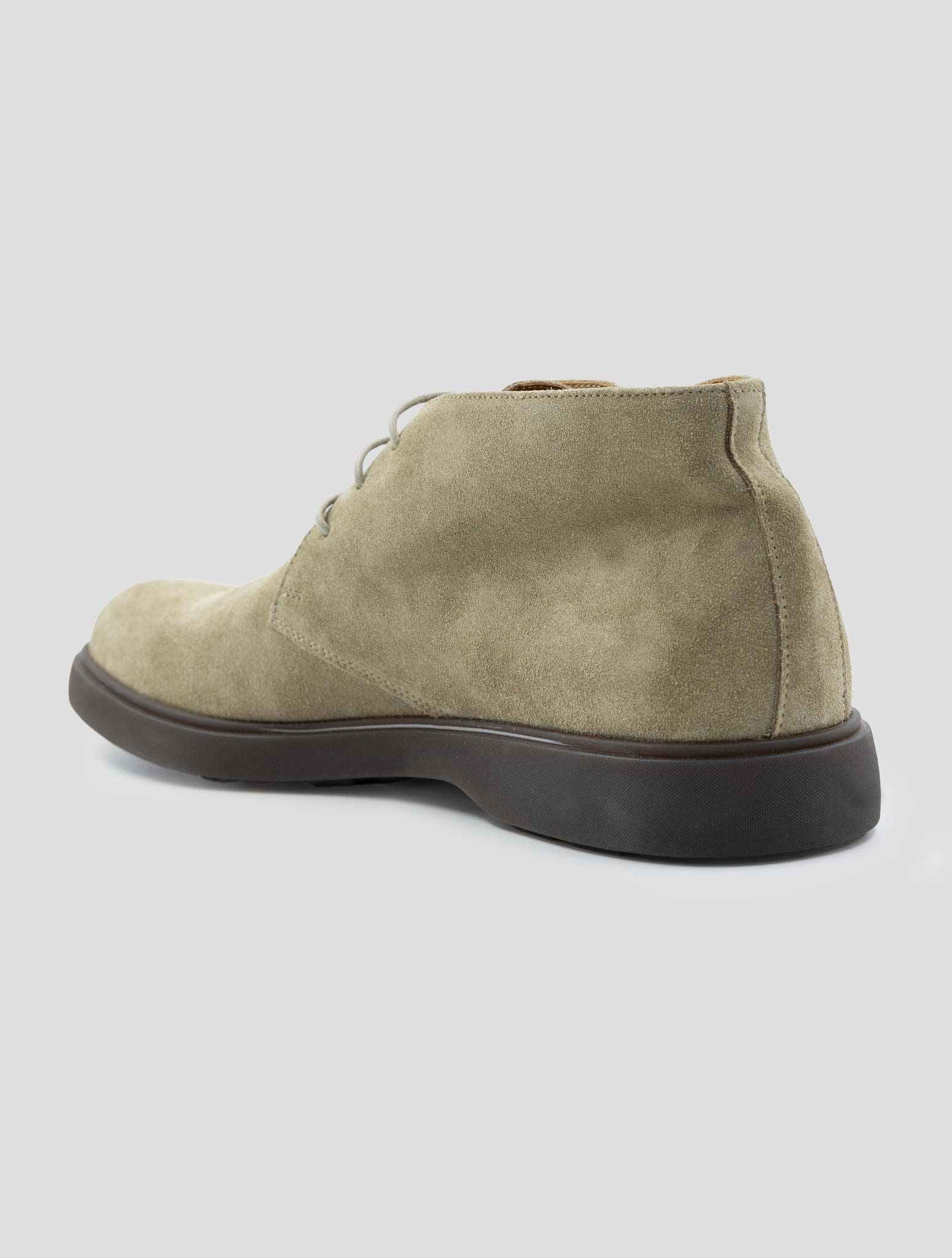 Kiton Beige Leather Suede Boots