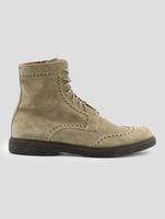 Kiton Beige Leather Suede Boots