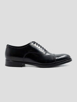 Kiton Black Leather Dress Shoes
