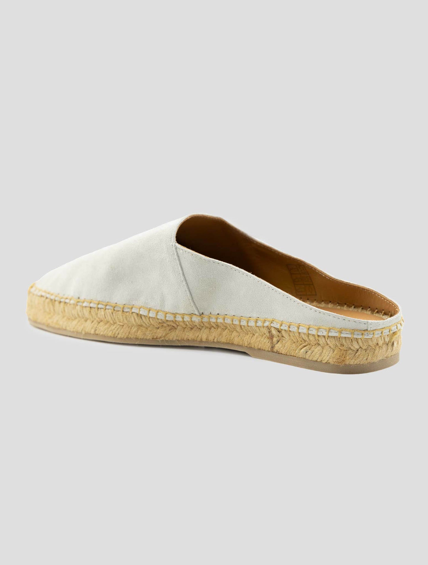 Kiton Gray Leather Suede Espadrillas
