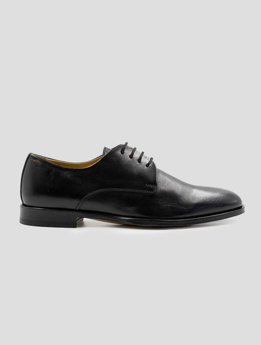 Kiton Black Leather Dress Shoes