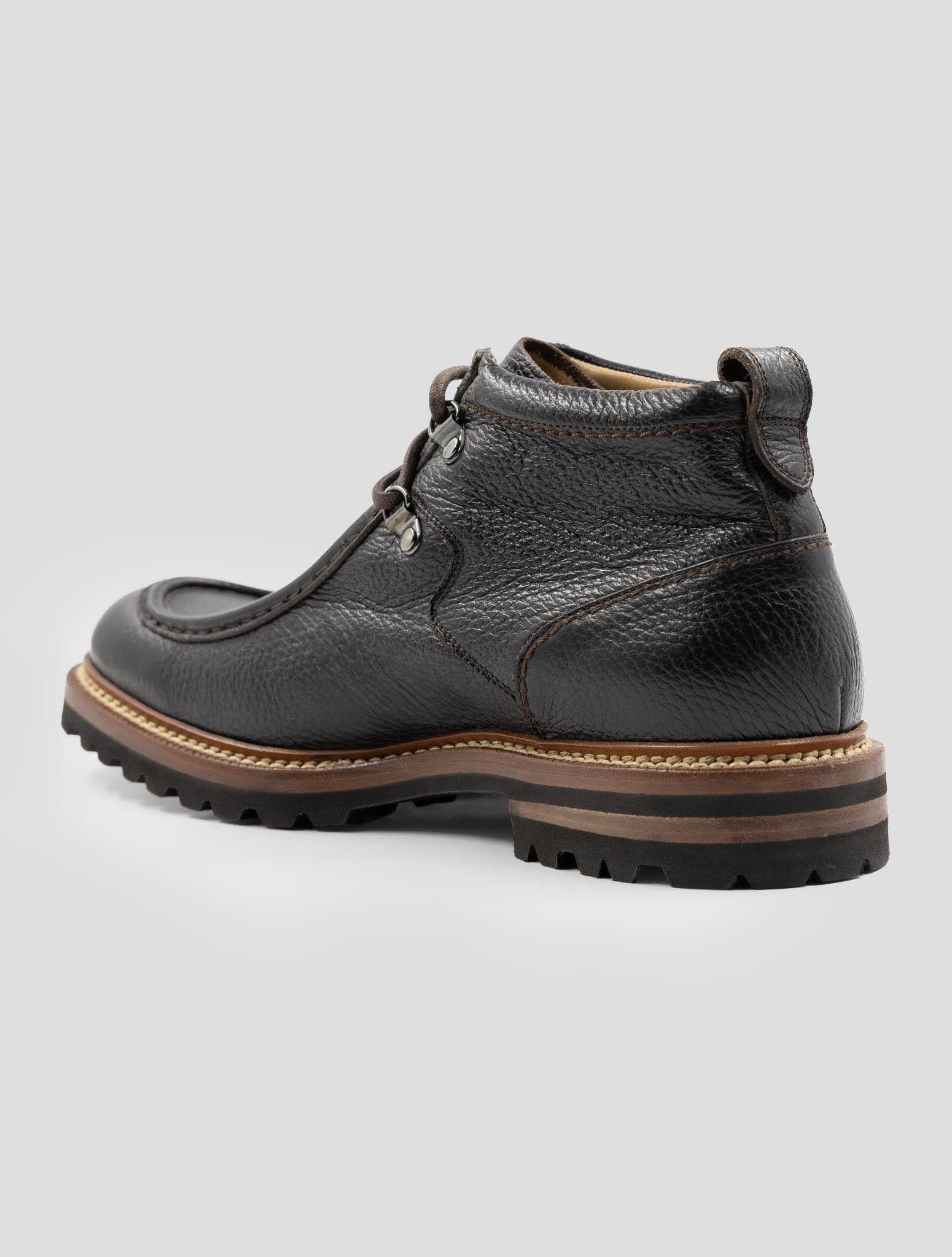 Kiton Brown Leather Boots