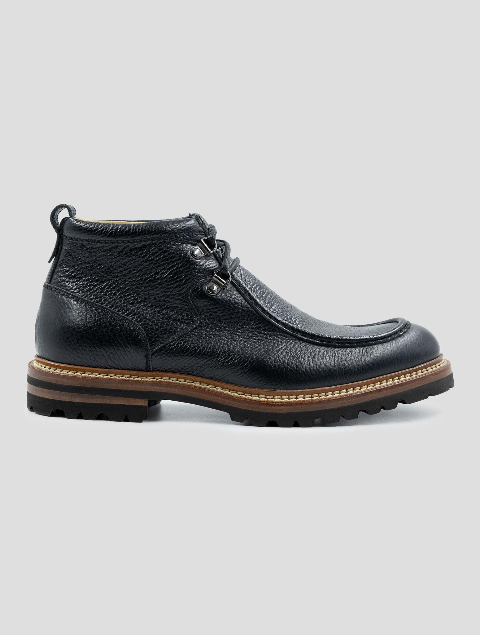 Kiton Blue Leather Boots