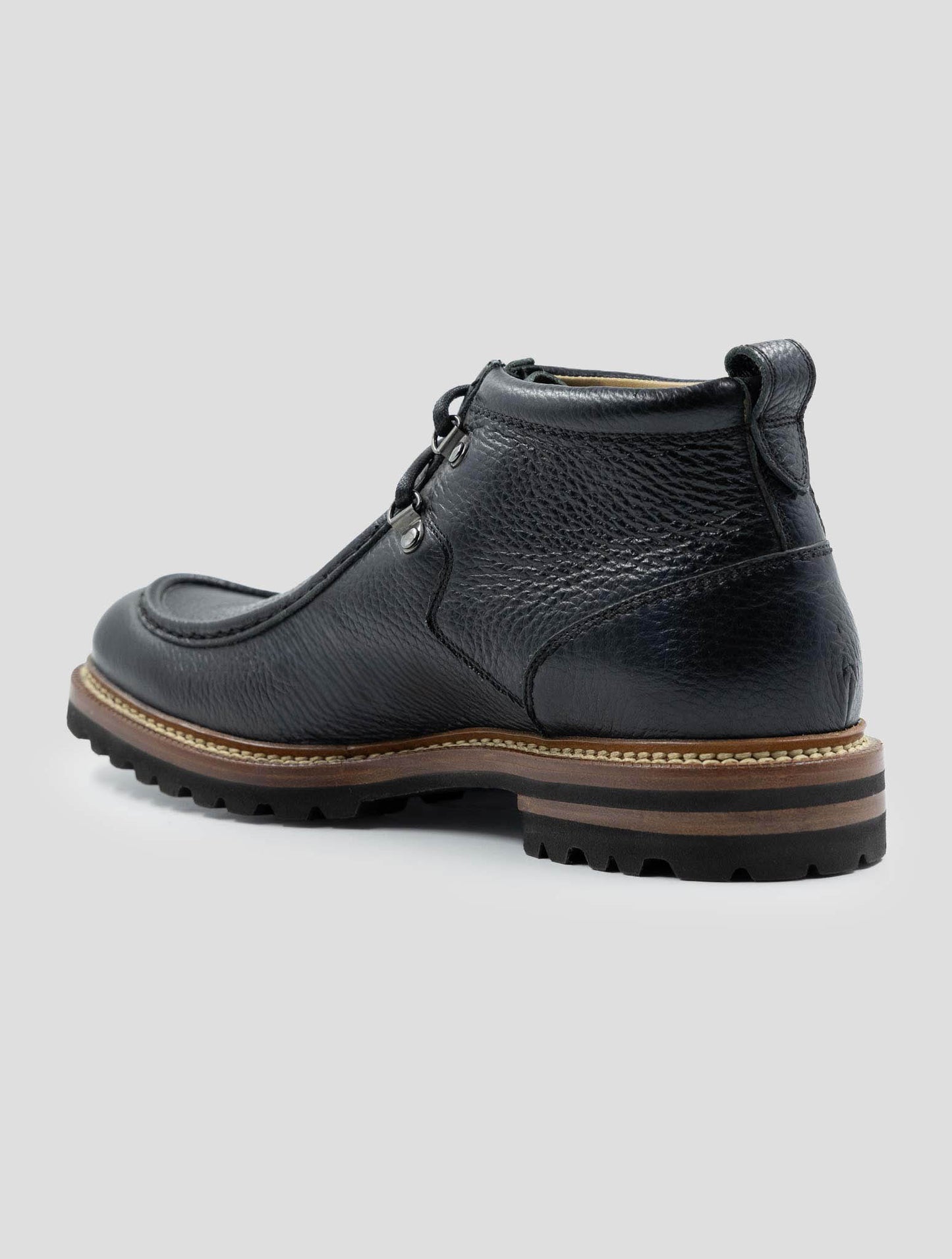 Kiton Blue Leather Boots