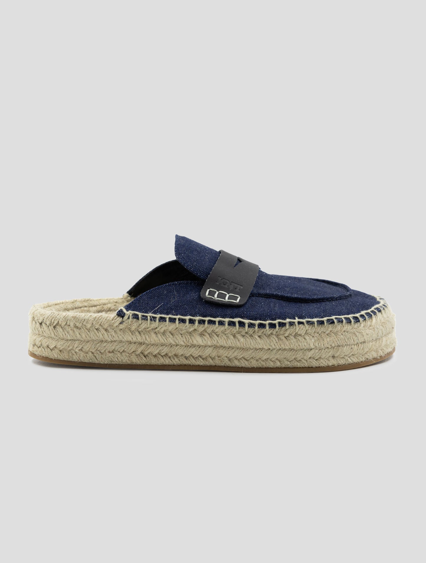 Kiton Knt Blue Cotton Espadrillas