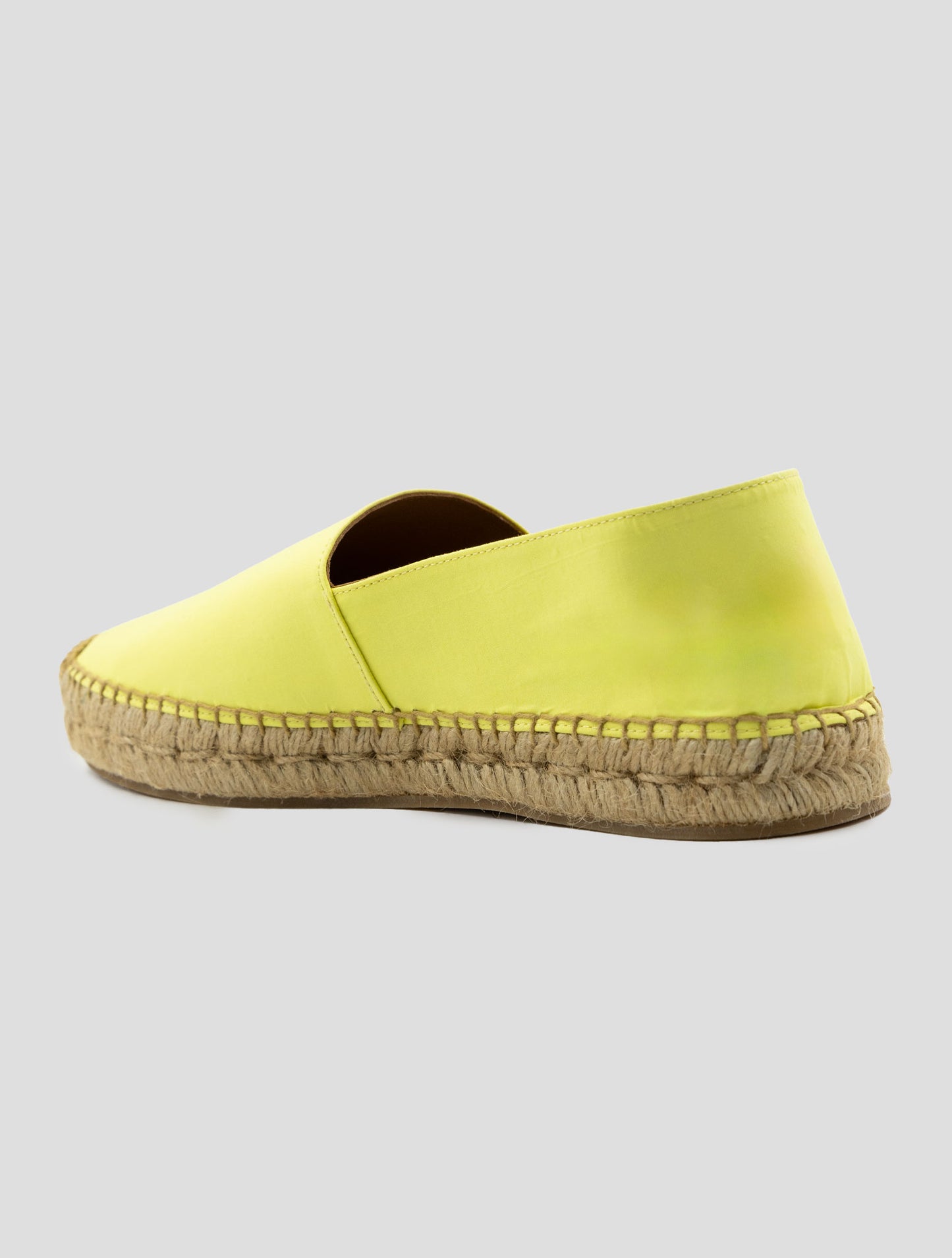 Kiton Knt Yellow Leather Espadrillas
