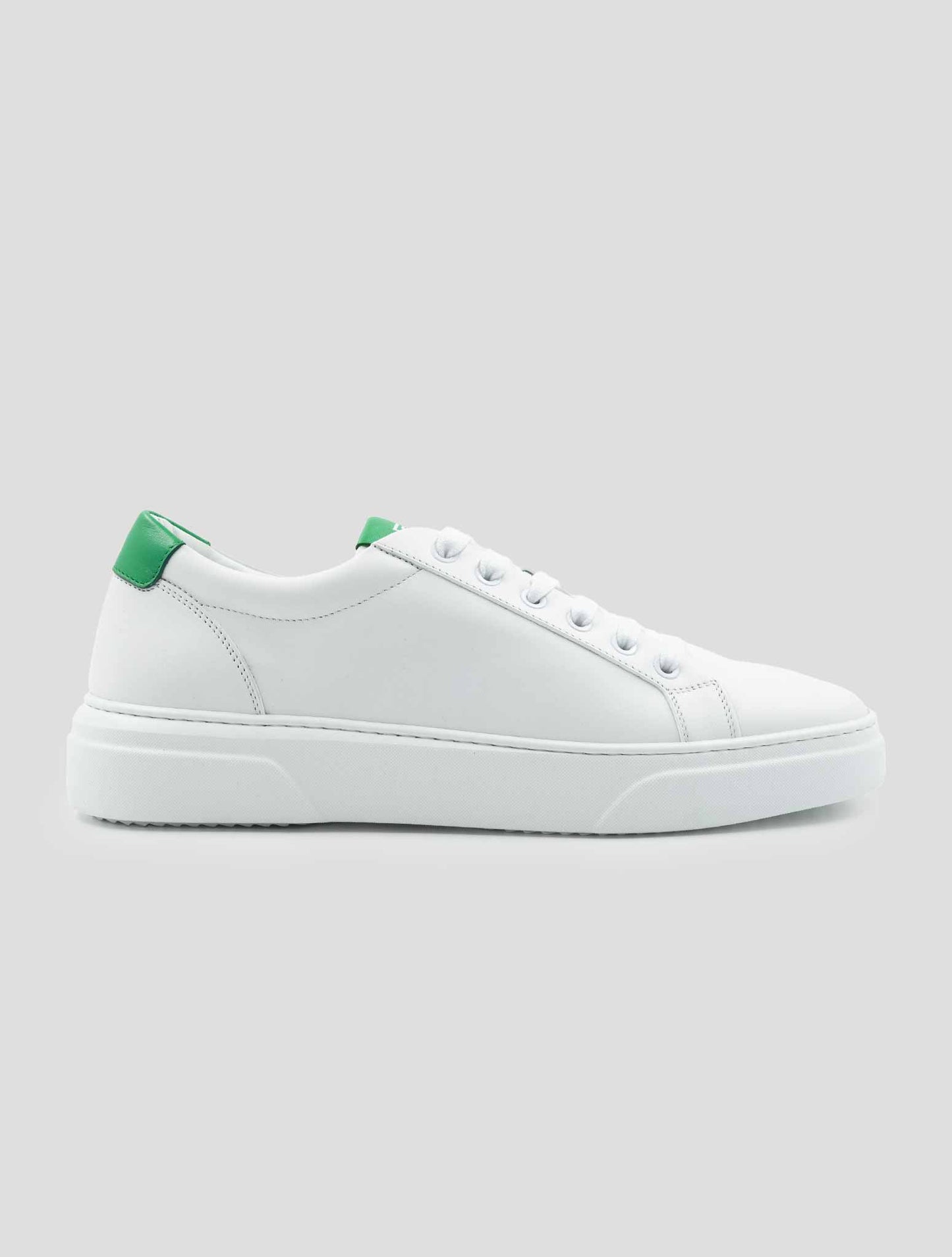 Kiton Knt White Green Sneakers