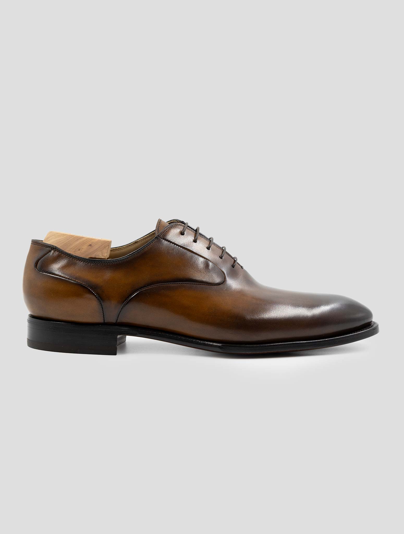 Kiton Brown Leather Dress Shoes