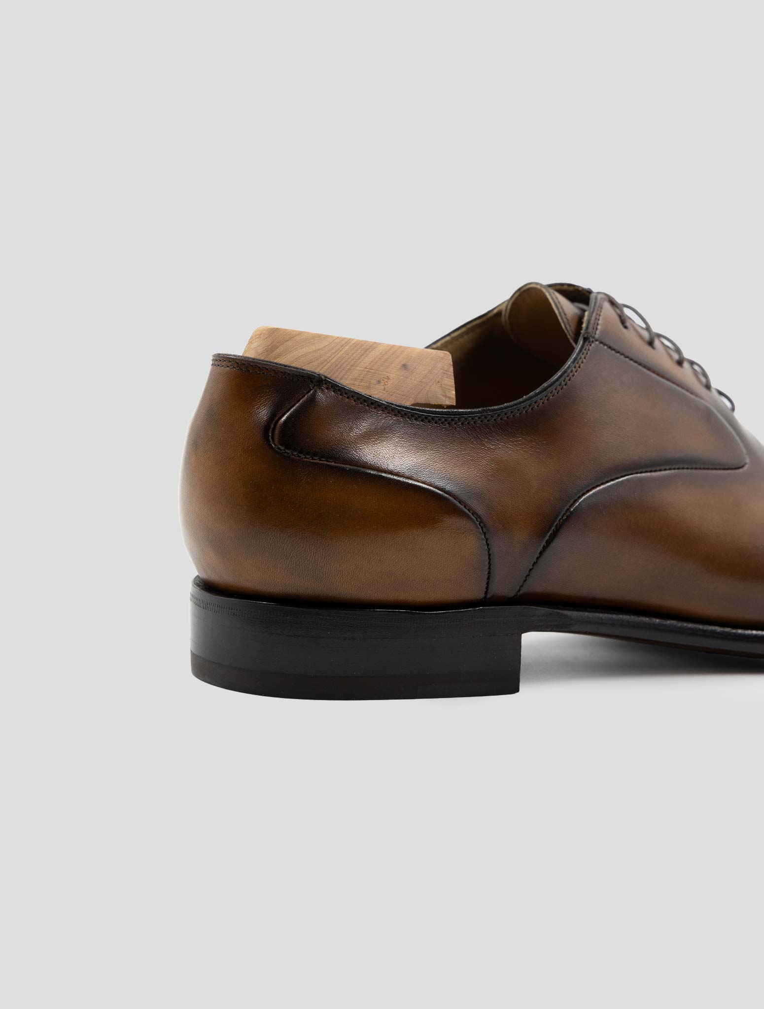 Kiton Brown Leather Dress Shoes