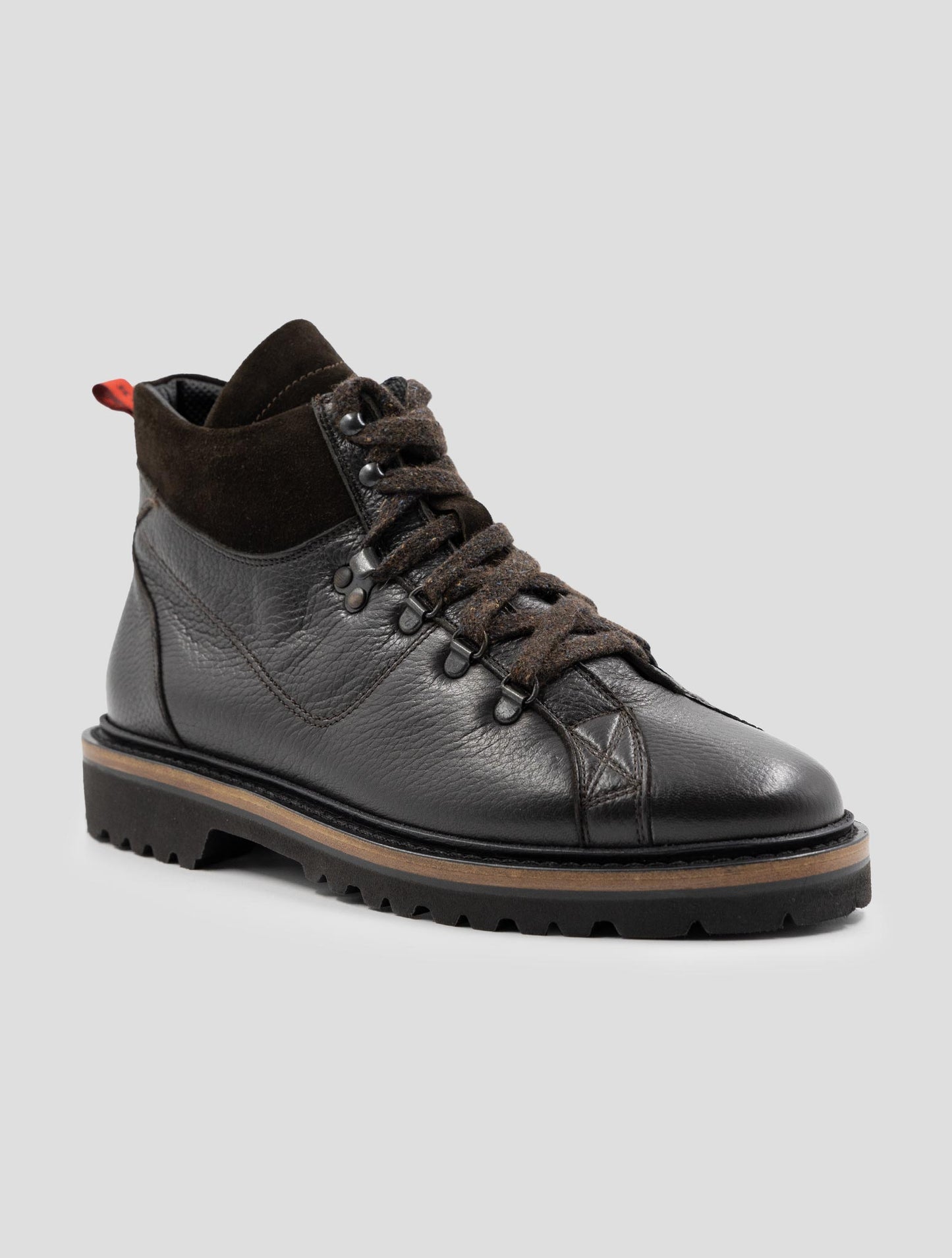 Kiton Brown Leather Boots