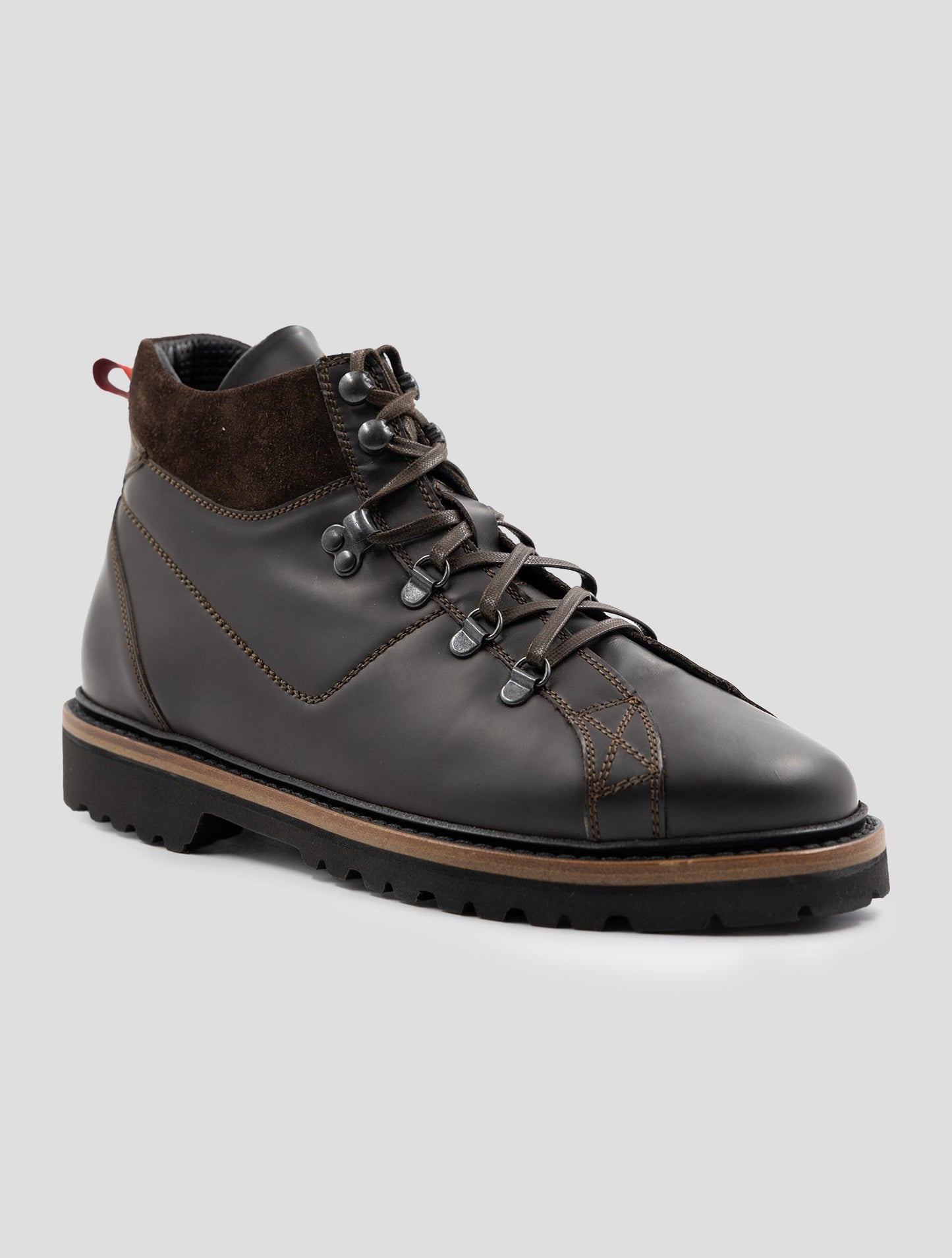 Kiton Brown Leather Boots
