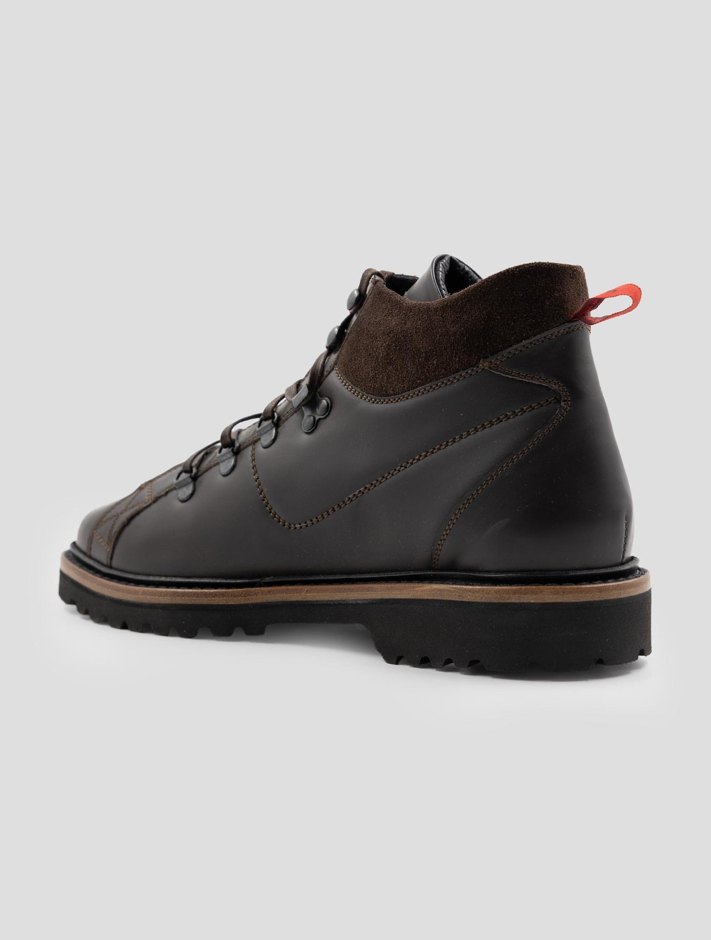 Kiton Brown Leather Boots