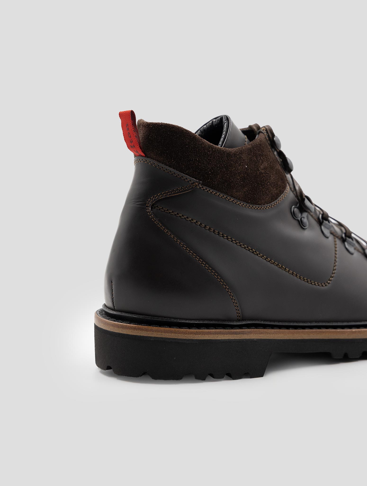 Kiton Brown Leather Boots