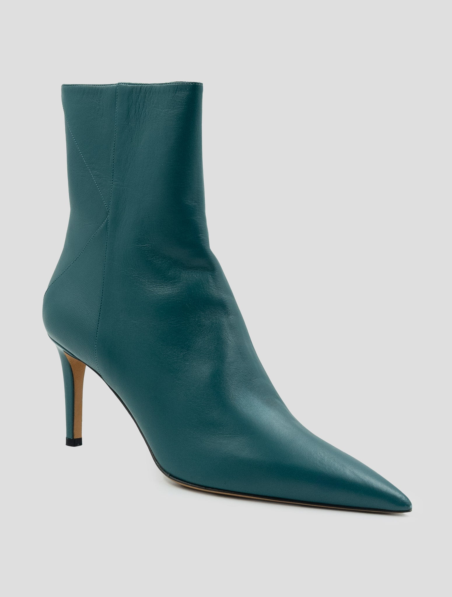Kiton Green Leather Boots