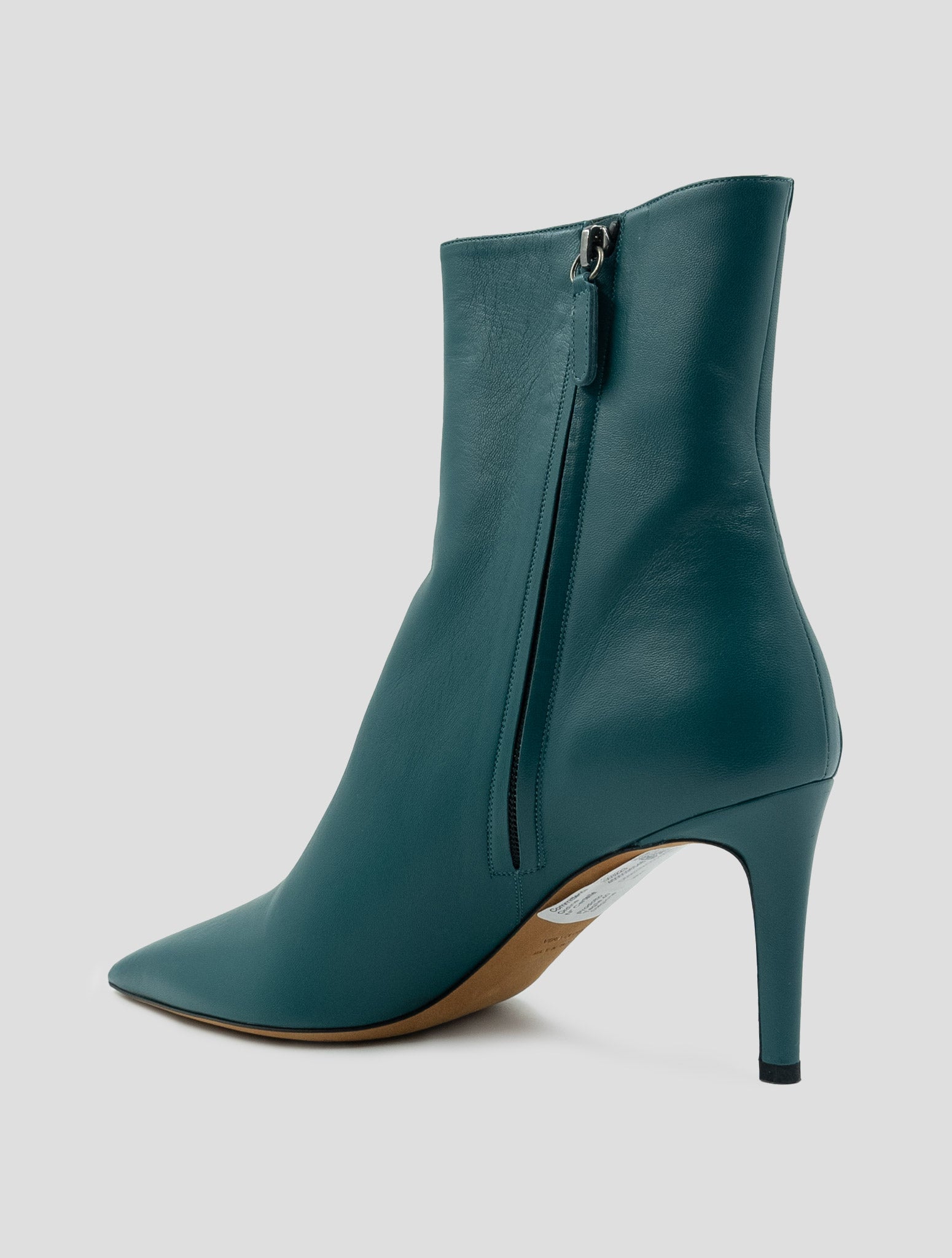 Kiton Green Leather Boots