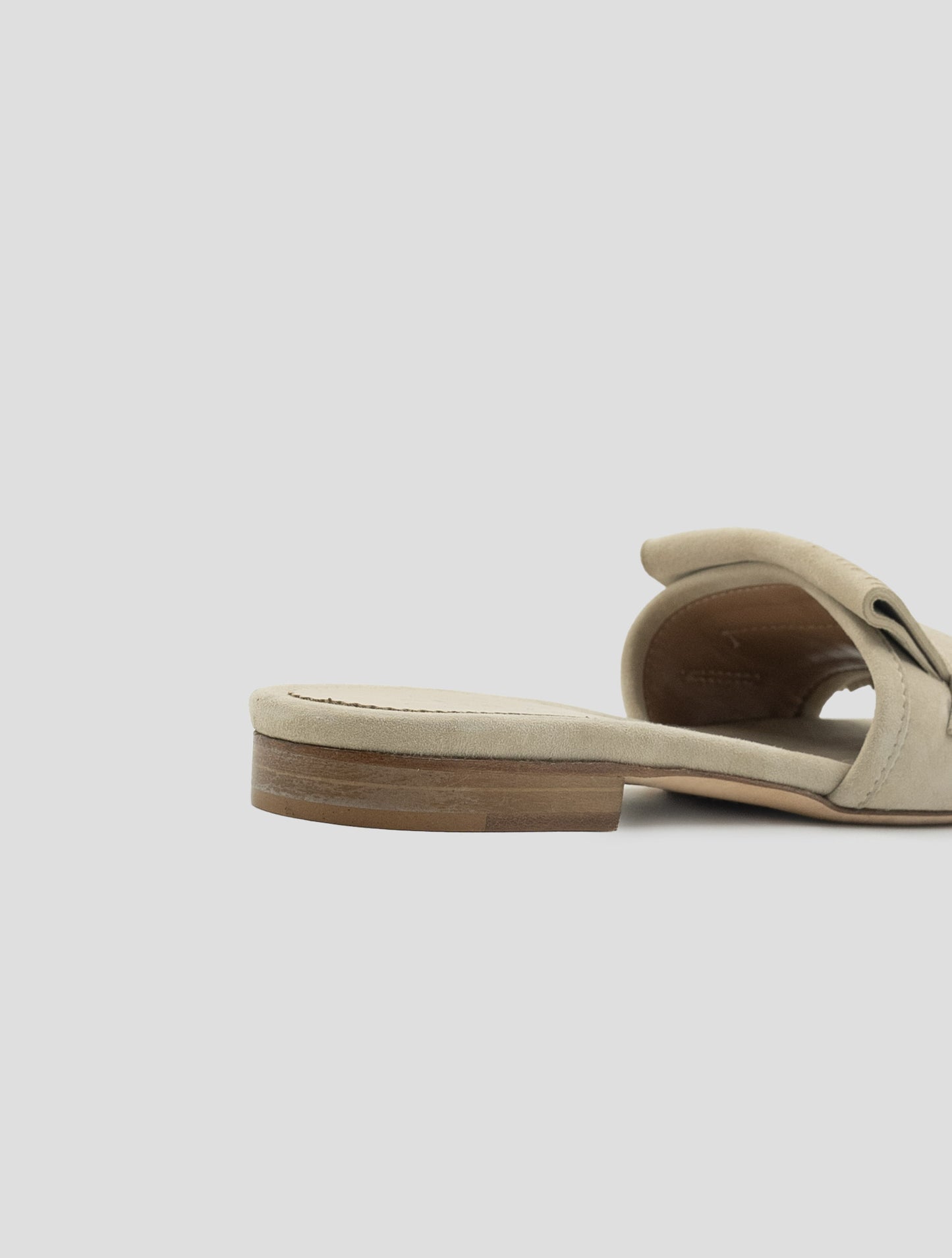 Kiton Beige Leather Suede Sandals