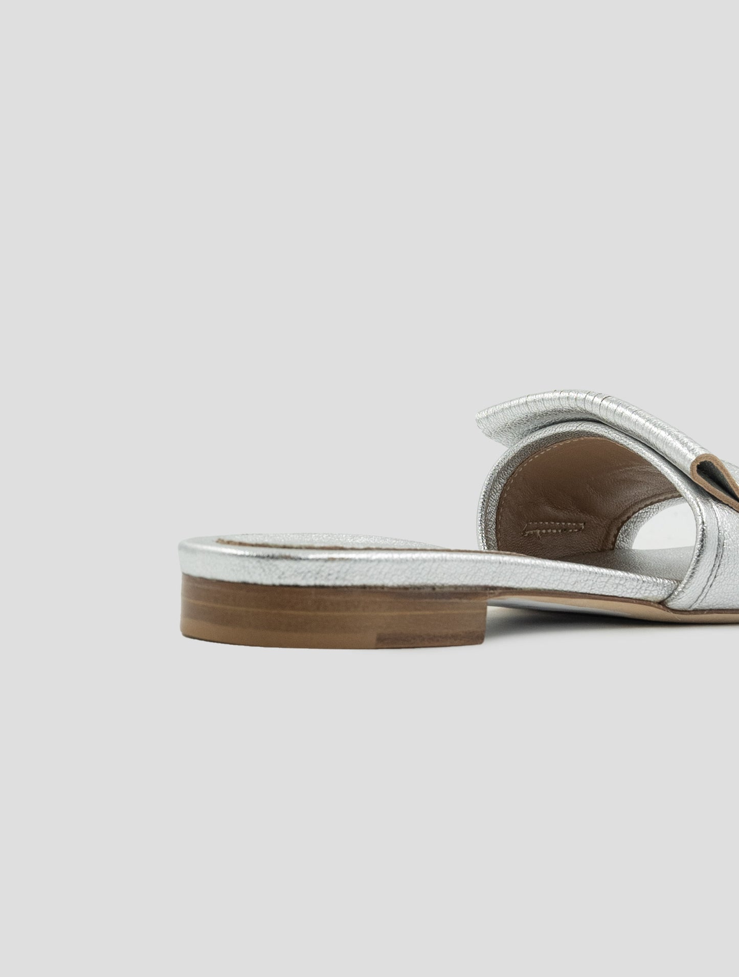 Kiton Silver Leather Sandals
