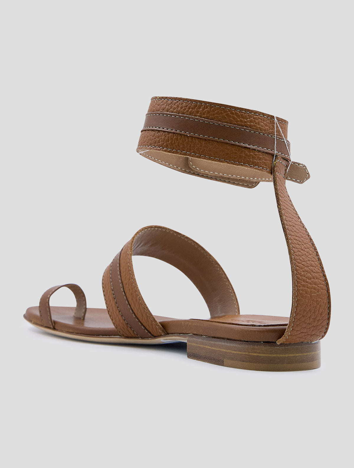 Kiton Brown Leather Sandals