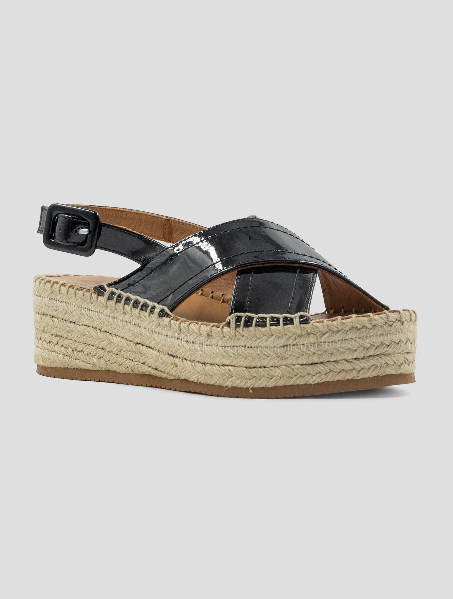 Kiton Black Leather Sandals