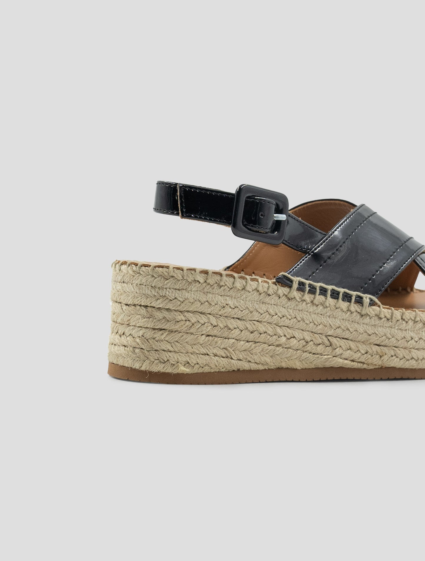 Kiton Black Leather Sandals