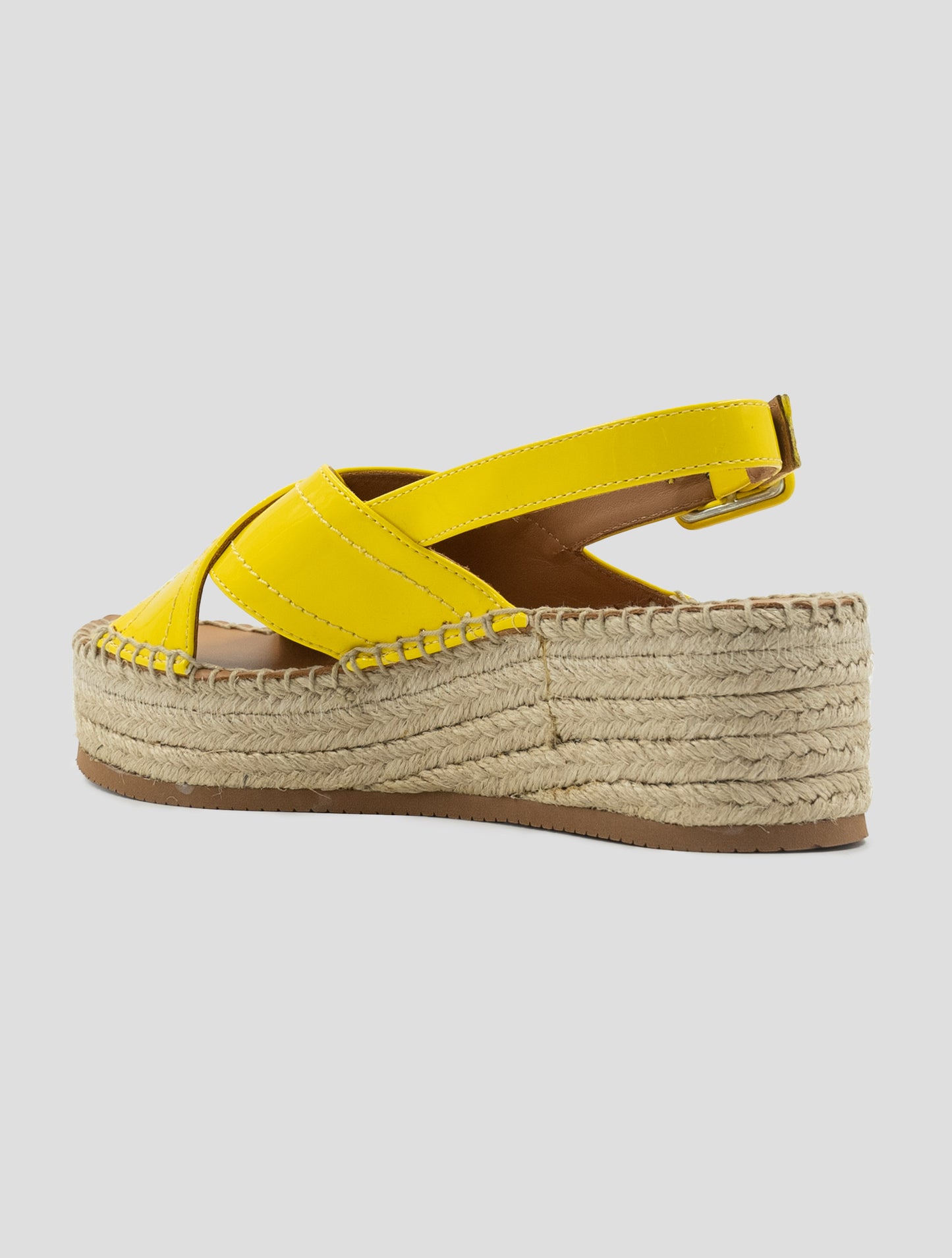 Kiton Yellow Leather Sandals