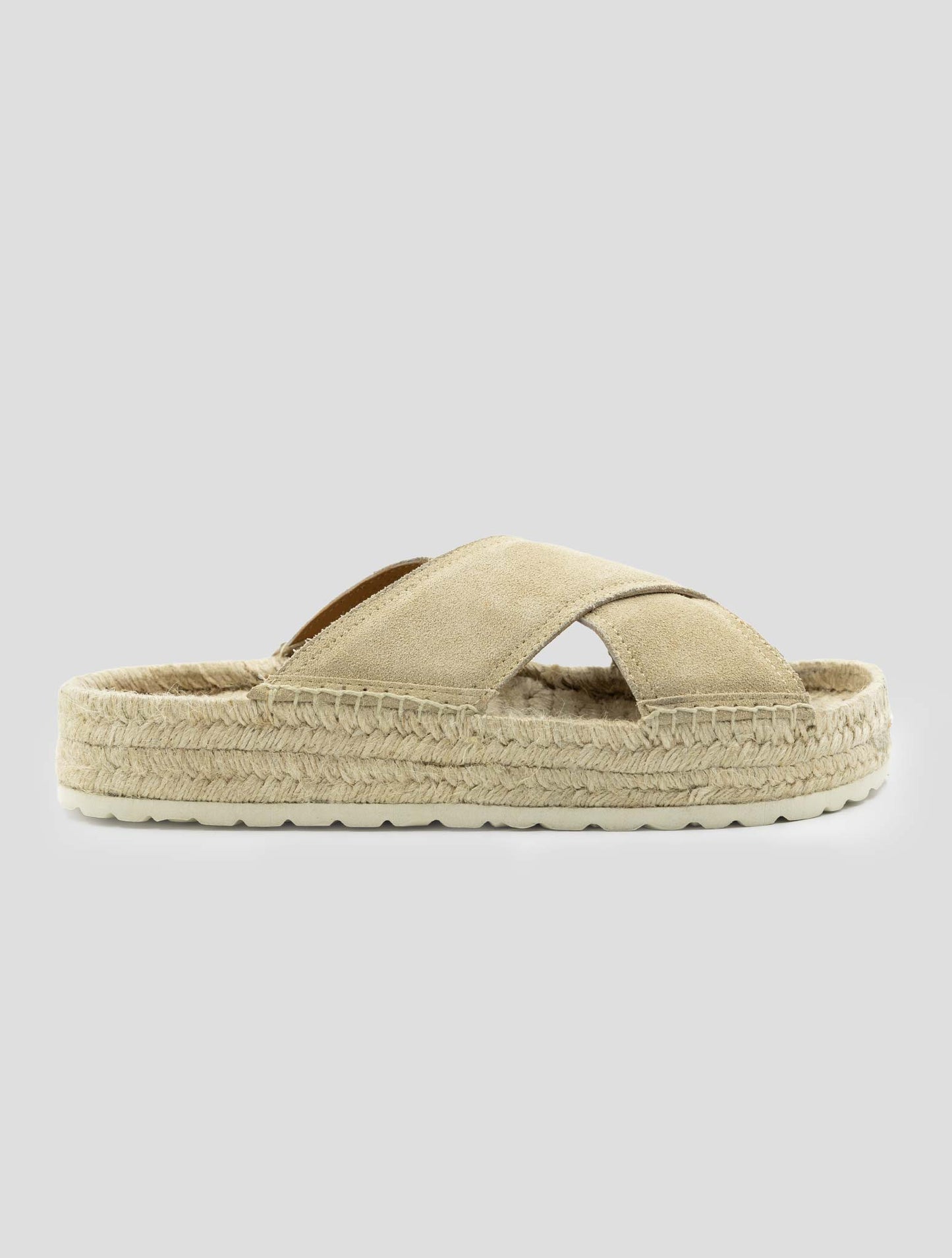 Kiton Beige Leather Suede Sandals