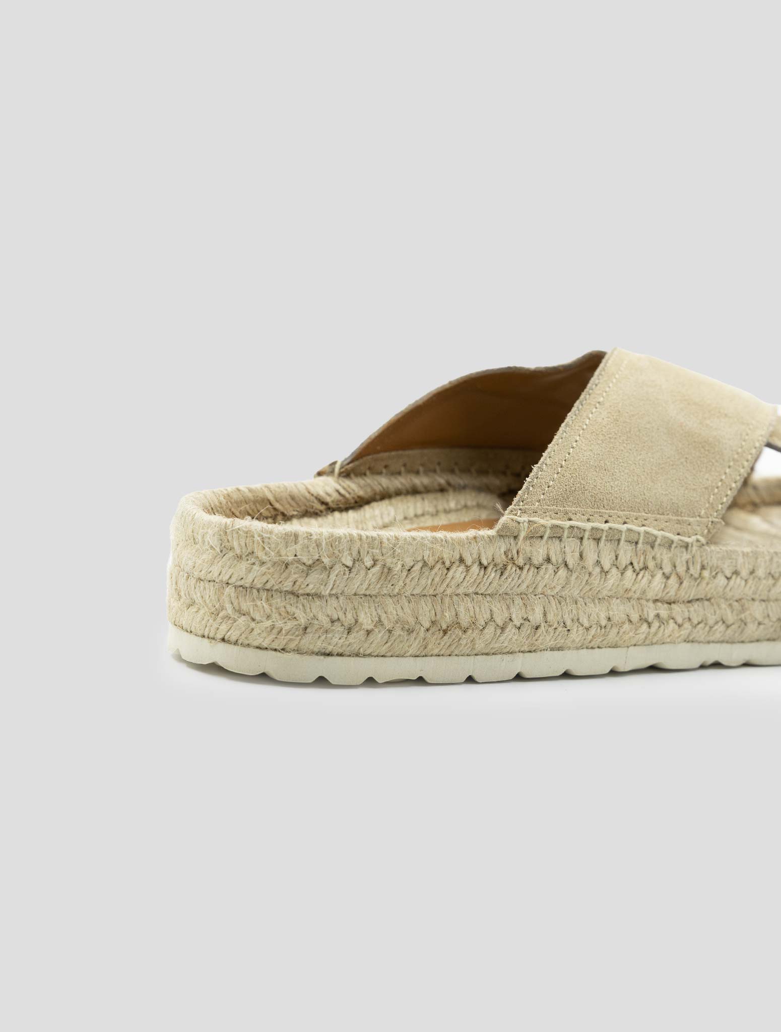Kiton Beige Leather Suede Sandals