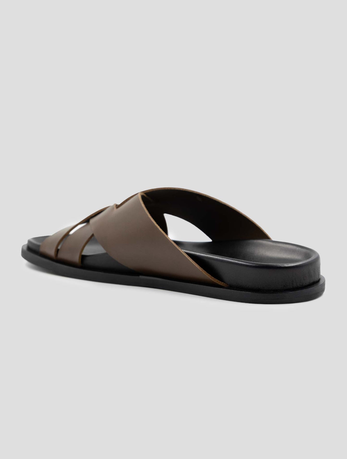Kiton Brown Leather Sandals