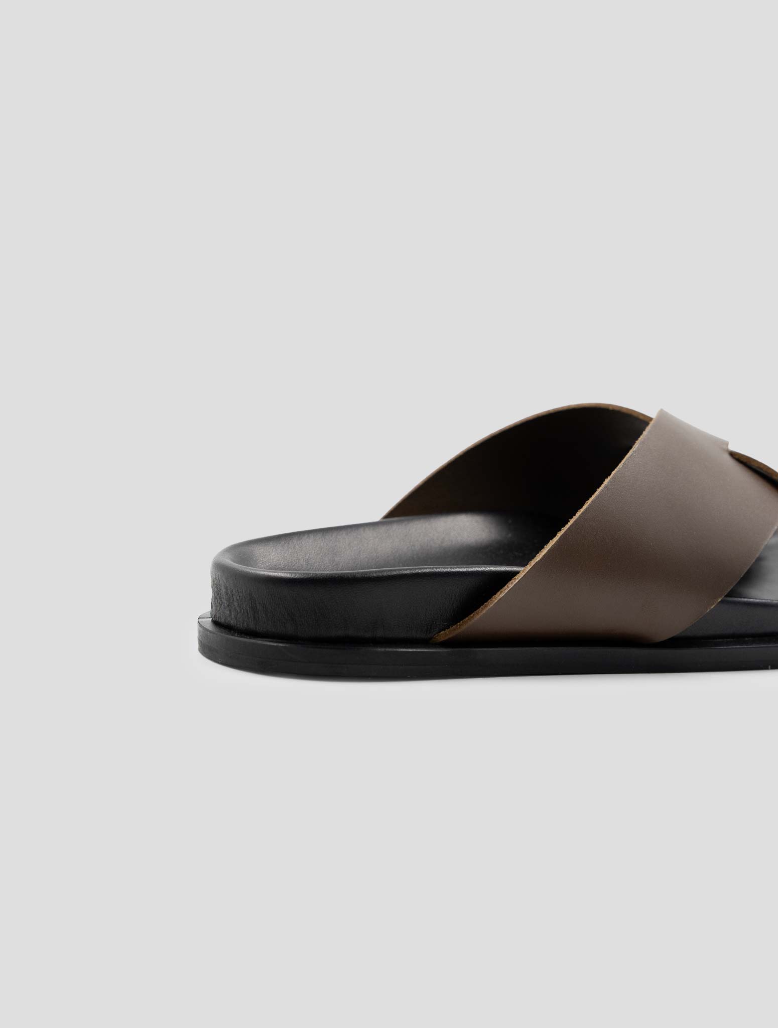 Kiton Brown Leather Sandals
