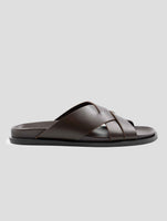 Kiton Brown Leather Sandals