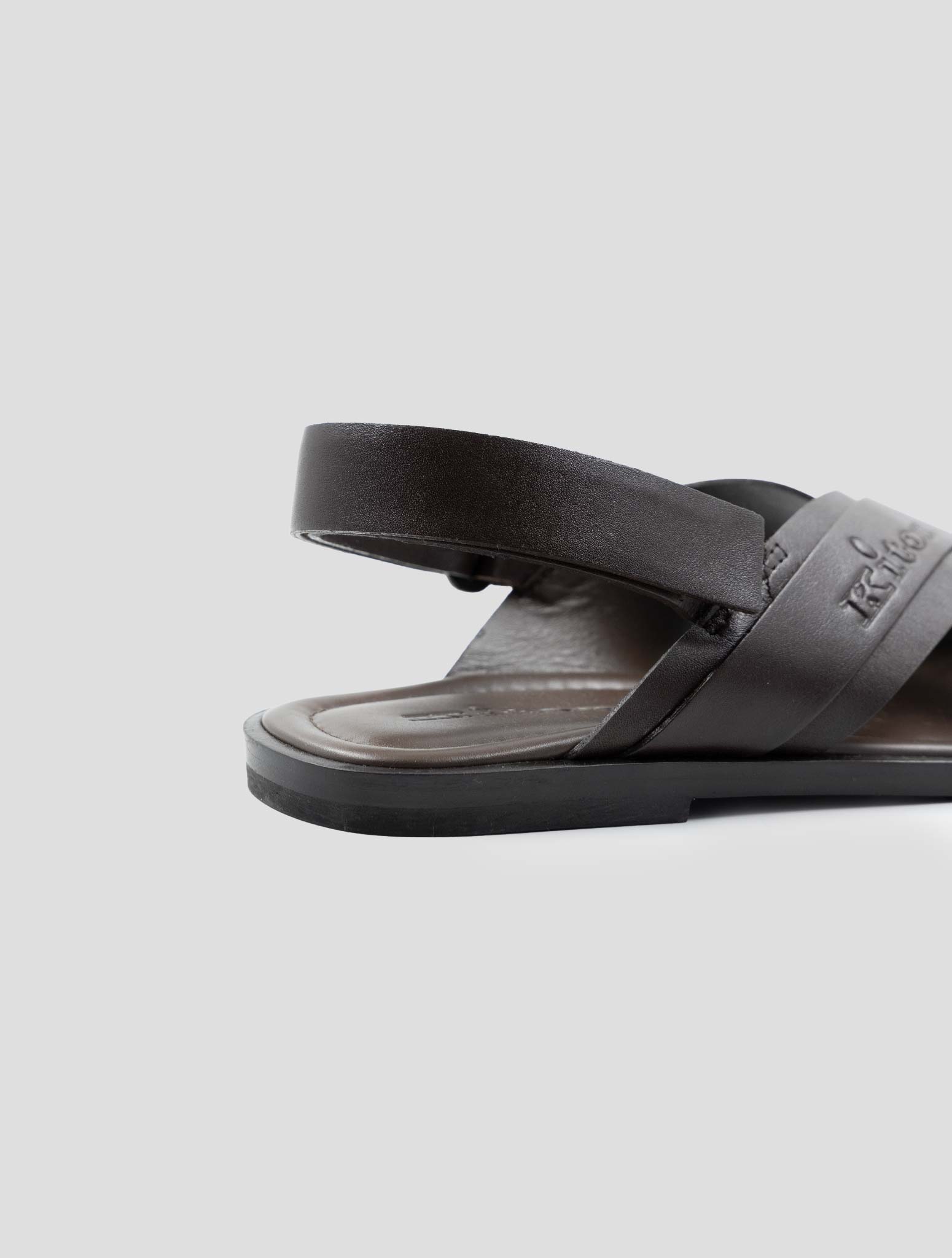 Kiton Brown Leather Sandals