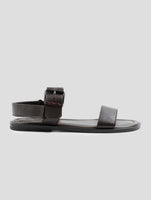 Kiton Brown Leather Sandals