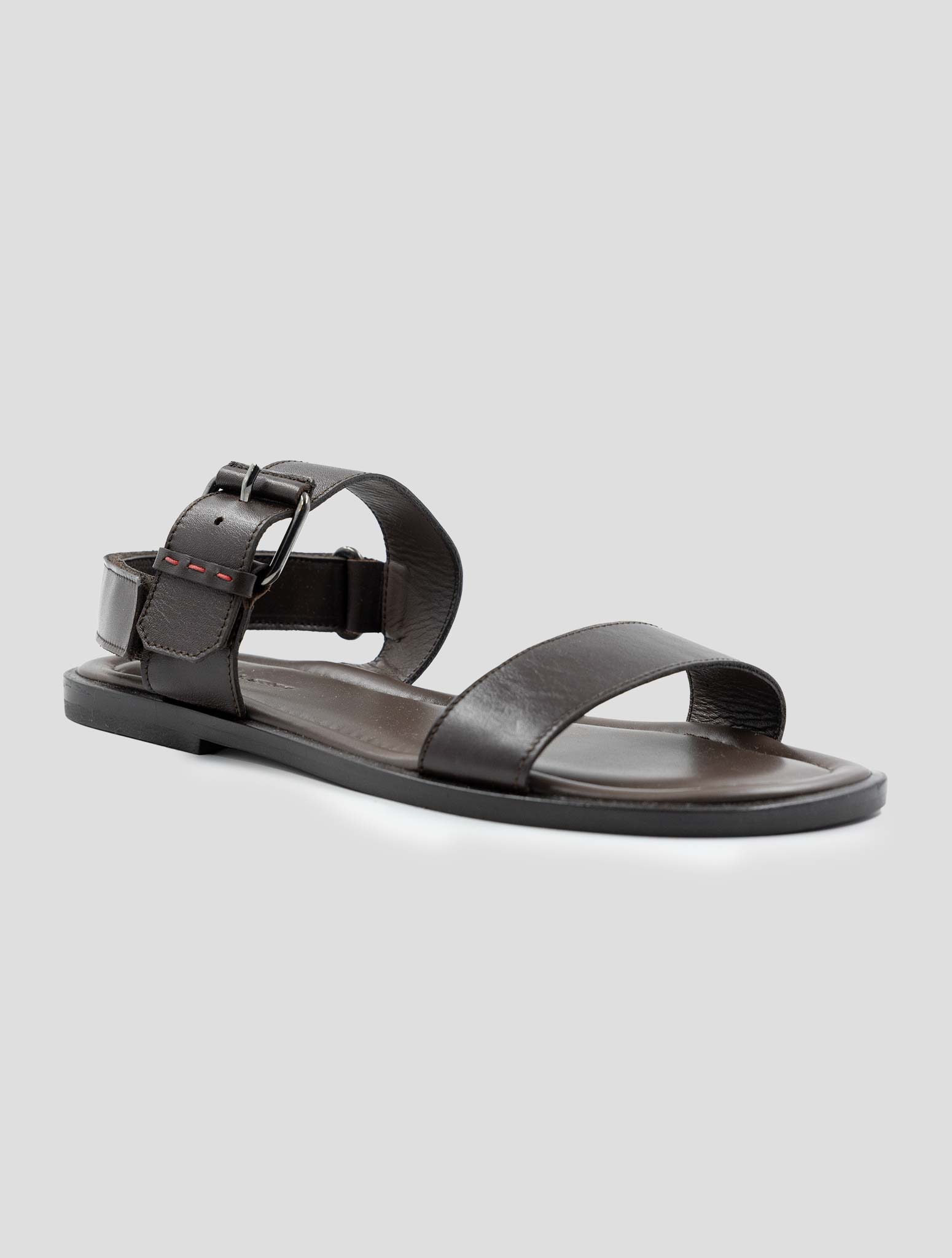 Kiton Brown Leather Sandals