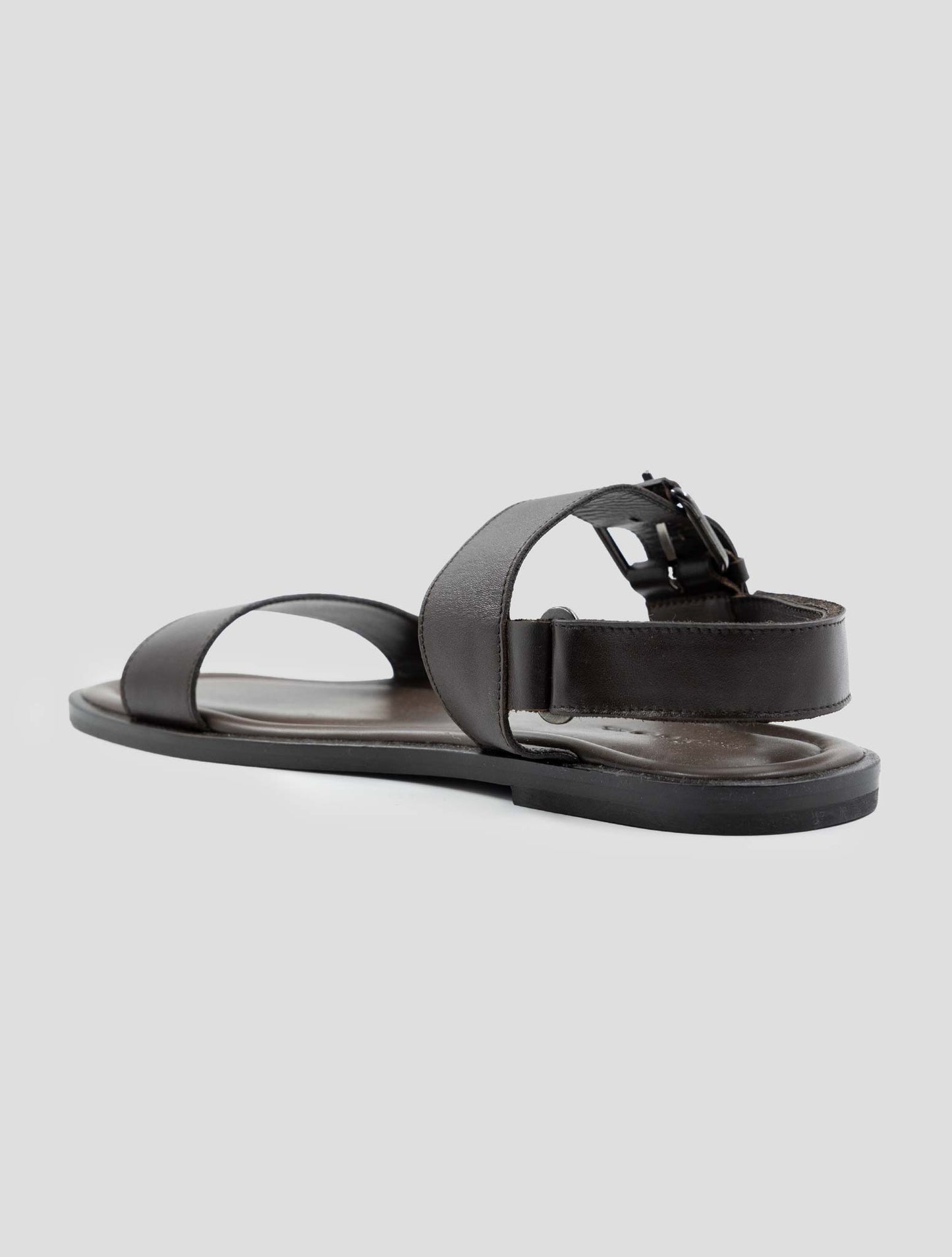 Kiton Brown Leather Sandals