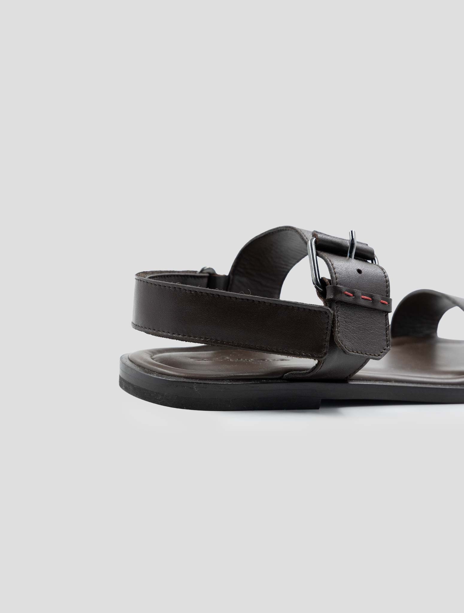 Kiton Brown Leather Sandals