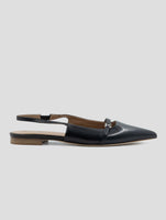 Kiton Black Leather Sandals