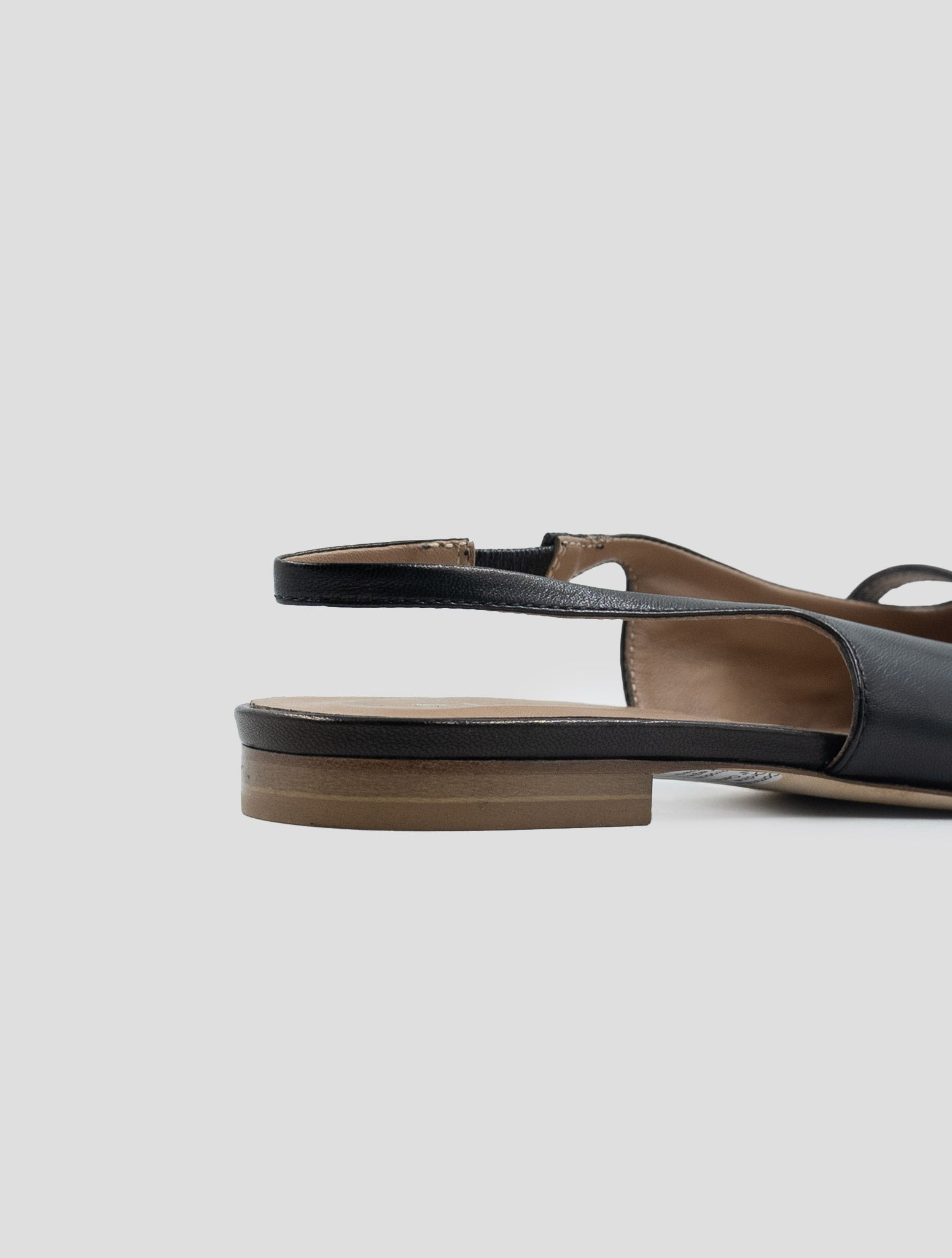 Kiton Black Leather Sandals