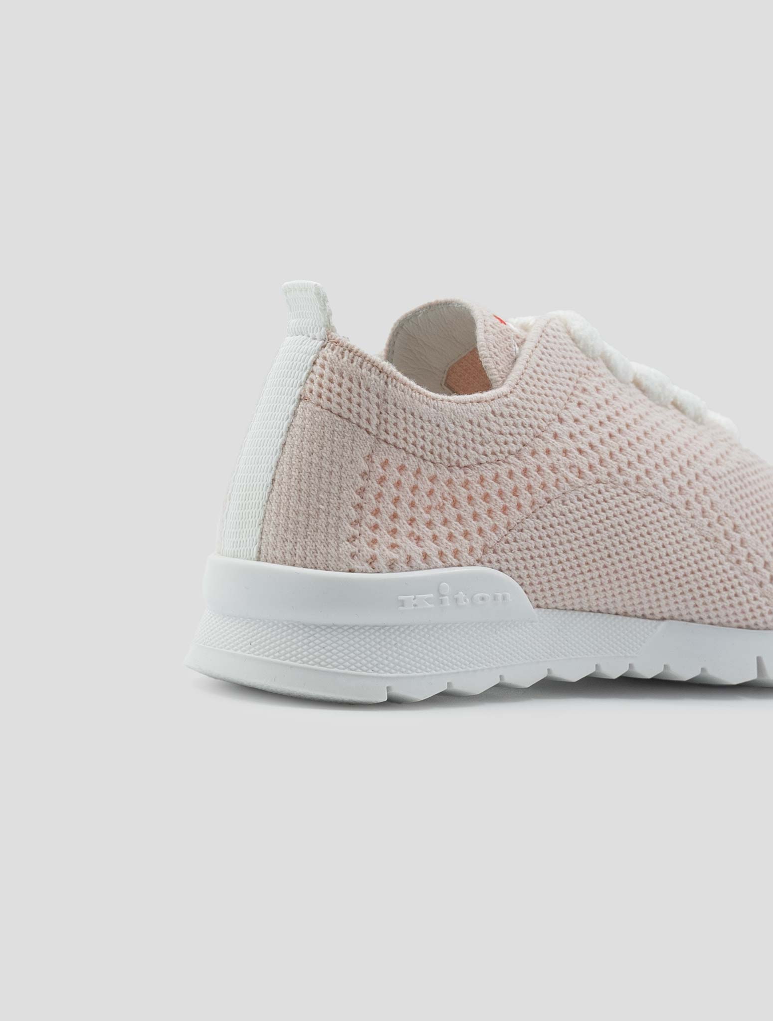 Kiton Pink Cashmere Pl Sneakers