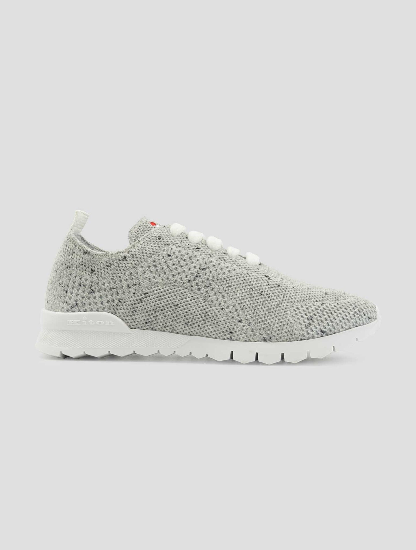 Kiton Gray Cashmere Pl Sneakers