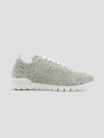 Kiton Gray Cashmere Pl Sneakers